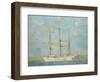 White Barque-Henry Scott Tuke-Framed Giclee Print