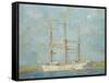 White Barque-Henry Scott Tuke-Framed Stretched Canvas