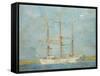 White Barque-Henry Scott Tuke-Framed Stretched Canvas