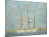 White Barque-Henry Scott Tuke-Mounted Giclee Print