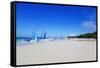 White Beach, Boracay Island, the Visayas, Philippines, Southeast Asia-Christian-Framed Stretched Canvas