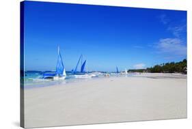 White Beach, Boracay Island, the Visayas, Philippines, Southeast Asia-Christian-Stretched Canvas