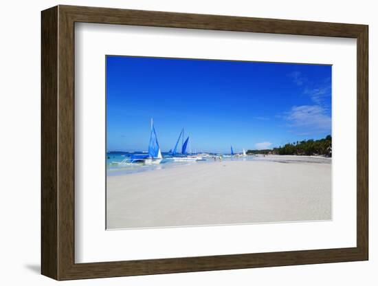 White Beach, Boracay Island, the Visayas, Philippines, Southeast Asia-Christian-Framed Photographic Print