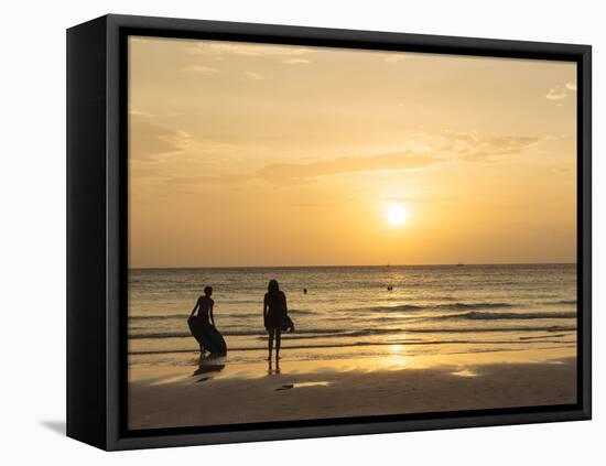 White Beach, Boracay, the Visayas, Philippines, Southeast Asia, Asia-Ben Pipe-Framed Stretched Canvas