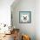 White Bear Funny Cartoon Animal Toy-Elena Kozyreva-Framed Stretched Canvas displayed on a wall