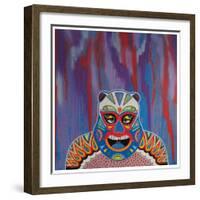 White Bear-KASHINK-Framed Art Print