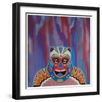 White Bear-KASHINK-Framed Art Print