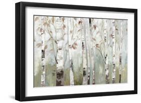 White Birch Forest-Allison Pearce-Framed Art Print