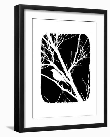 White Bird-Ricki Mountain-Framed Art Print