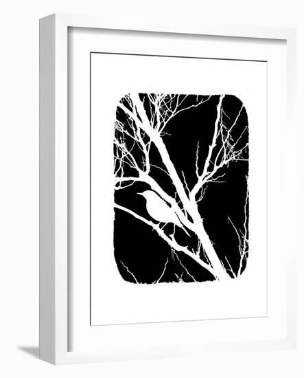 White Bird-Ricki Mountain-Framed Art Print