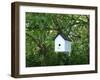 White Birdhouse-Anna Miller-Framed Photographic Print