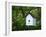 White Birdhouse-Anna Miller-Framed Photographic Print