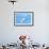 White Birds And Blue Sky-Ata Alishahi-Framed Giclee Print displayed on a wall