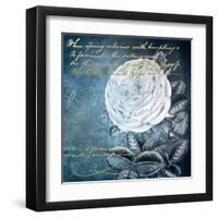 White Bloom 2-Kimberly Allen-Framed Art Print