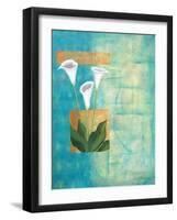 White Blooms II-Herb Dickinson-Framed Photographic Print