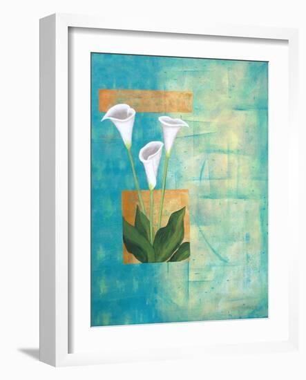 White Blooms II-Herb Dickinson-Framed Photographic Print