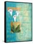 White Blooms II-Herb Dickinson-Framed Stretched Canvas