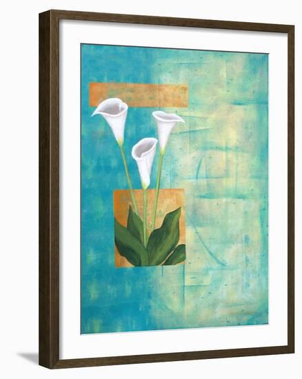 White Blooms II-Herb Dickinson-Framed Premium Photographic Print