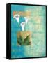White Blooms II-Herb Dickinson-Framed Stretched Canvas