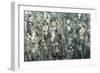 White Blooms with Navy I-Tim O'toole-Framed Art Print