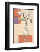 White Blossom I-Bjoern Baar-Framed Art Print