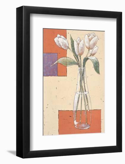 White Blossom I-Bjoern Baar-Framed Art Print