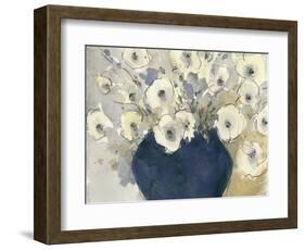 White Blossom Study II-null-Framed Art Print