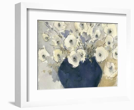 White Blossom Study II-null-Framed Art Print