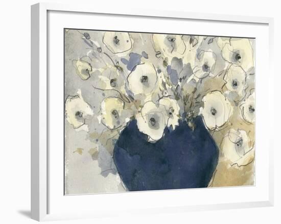 White Blossom Study II-null-Framed Art Print