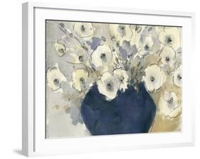 White Blossom Study II-null-Framed Art Print