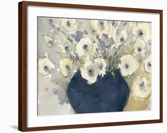 White Blossom Study II-null-Framed Art Print