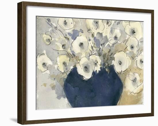 White Blossom Study II-null-Framed Art Print