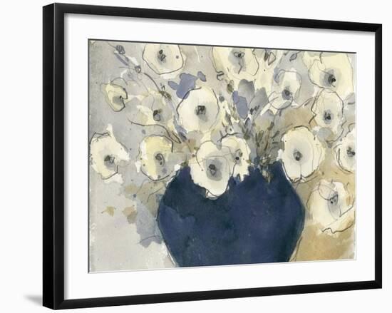 White Blossom Study II-null-Framed Art Print