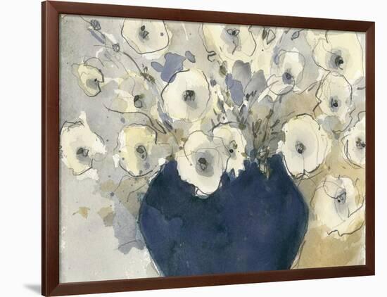 White Blossom Study II-null-Framed Art Print