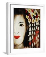 White Blossom-Sydney Edmunds-Framed Giclee Print