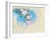 White Blossoms-Chris Vest-Framed Art Print