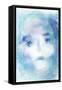White Blue Face-Patricia Dymer-Framed Stretched Canvas