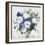 White-Blue Symphony-Asia Jensen-Framed Art Print