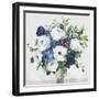 White-Blue Symphony-Asia Jensen-Framed Art Print