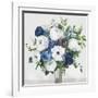 White-Blue Symphony-Asia Jensen-Framed Art Print