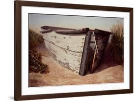 White Boat II-Karl Soderlund-Framed Art Print