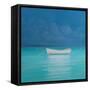 White Boat, Kilifi 2012-Lincoln Seligman-Framed Stretched Canvas