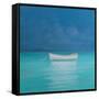 White Boat, Kilifi 2012-Lincoln Seligman-Framed Stretched Canvas