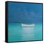 White Boat, Kilifi 2012-Lincoln Seligman-Framed Stretched Canvas
