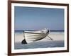 White Boat on Beach-Zhen-Huan Lu-Framed Photographic Print