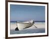 White Boat on Beach-Zhen-Huan Lu-Framed Photographic Print