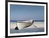 White Boat on Beach-Zhen-Huan Lu-Framed Photographic Print