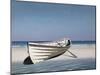 White Boat on Beach-Zhen-Huan Lu-Mounted Photographic Print