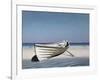 White Boat on Beach-Zhen-Huan Lu-Framed Photographic Print