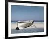 White Boat on Beach-Zhen-Huan Lu-Framed Photographic Print